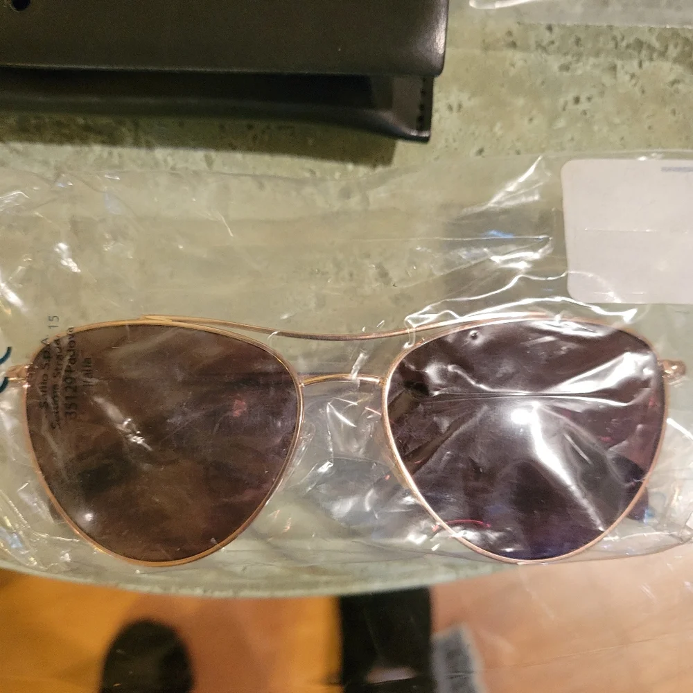 Rag and Bone Aviator Pilot Sunglasses Red Gold Designer Luxury Celebrity #148 - Picture 6 of 7